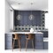 Westinghouse Pendant 60W Holly 15.75In, Brushed Nickel Hexagon Ring Shade 6369800 - alternate 4
